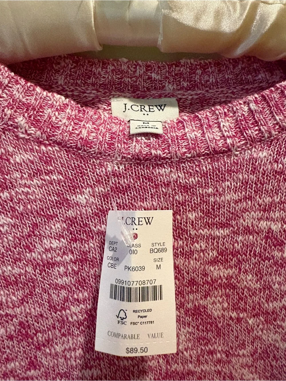 J. Crew lightweight marled